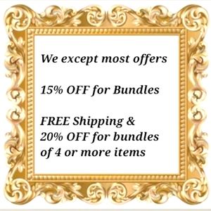 Discounts and free shipping!!